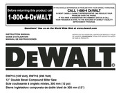 DeWalt DW716 Guide D'utilisation