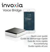 Invoxia Voice Bridge Guide De Démarrage Rapide
