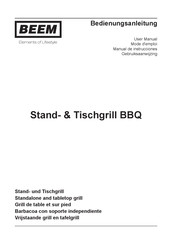 Beem Stand- & Tischgrill BBQ Mode D'emploi