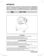 Hitachi EC 710S Manuel D'utilisation Et Consignes De Sécurité