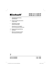 EINHELL BT-BO 25/1 A Instructions D'origine
