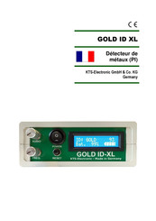 KTS-Electronic GOLD ID XL Mode D'emploi