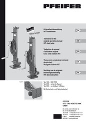 Pfeifer HIT 300 Manuel D'utilisation Original