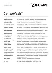DURAVIT SensoWash 253359 Série Notice De Montage