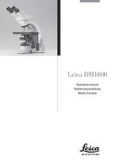 Leica DM1000 Mode D'emploi
