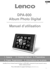 LENCO DPA-800 Manuel D'utilisation