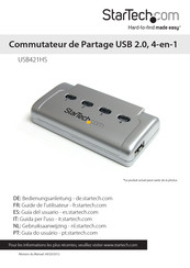 StarTech.com USB421HS Guide De L'utilisateur