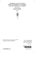 Kohler K-7124 Guide D'installation Et D'entretien