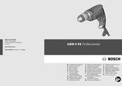 Bosch GBM 6 RE Professional Notice Originale