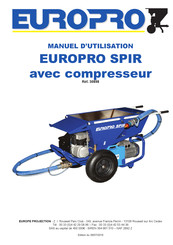 EUROPRO SPIR Manuel D'utilisation