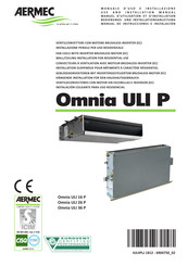 AERMEC Omnia ULI 16 P Manuel D'utilisation Et D'installation