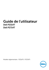 Dell P2714T Guide De L'utilisateur