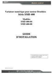 SERAD SMD 400 Série Guide D'installation