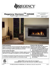 Regency Horizon HZ40E-NG Guide D'installation Et D'utilisation