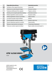 Güde 55220 Traduction Du Mode D'emploi D'origine