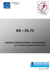 Eurodifroid KR-35 Manuel D'installation Et D'utilisation
