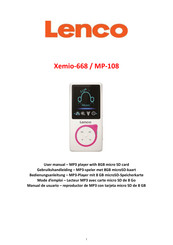LENCO MP-108 Mode D'emploi