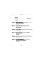 HumanTechnik PL-100 Mode D'emploi