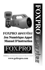 Foxpro SPITFIRE Manuel D'instructions