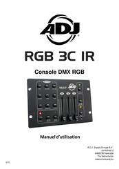 ADJ RGB 3C IR Manuel D'utilisation