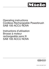 Miele SAB 100 ACCU NOVA Instructions D'utilisation