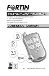 Fortin FSA-208 Guide D'utilisateur