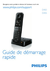Philips D4552DG/FR Guide De Démarrage Rapide