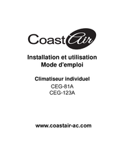 Coast Air CEG-123A Manuel D'installation Et Utilisation