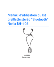 Nokia BH-103 Manuel D'utilisation