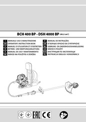 Emak BCH 400 BP Manuel D'utilisation Et D'entretien