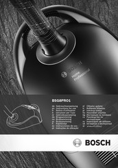 Bosch BSG8PRO1 Notice D'utilisation