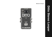 TC Electronic Ditto Stereo Looper Manuel