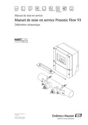 Endress+Hauser Prosonic Flow 93W Manuel De Mise En Service