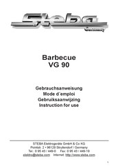 Steba VG 90 Mode D'emploi