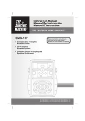 Singing Machine SMG-137 Manuel D'instruction