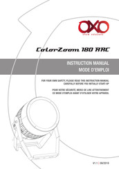 OXO ColorZoom 180 W Mode D'emploi