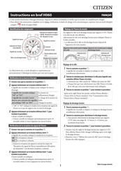 Citizen H060 Instructions En Bref