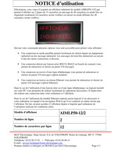 MAT AIMLP50-12/2 Notice D'utilisation