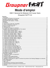 GRAUPNER HoTT General Air 2-6 S Mode D'emploi