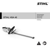 Stihl HSA 45 Notice D'emploi