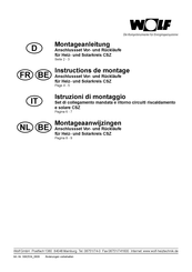 Wolf CSZ Instructions De Montage