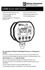 Ralston Instruments LC20 Guide De Démarrage Rapide