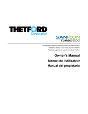 Thetford SANICON TURBO 500 Manuel De L'utilisateur