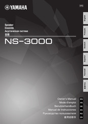 Yamaha NS-3000 Mode D'emploi