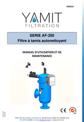 YAMIT AF-200 Série Manuel D'utilisation Et De Maintenance