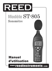 REED ST-805 Manuel D'utilisation