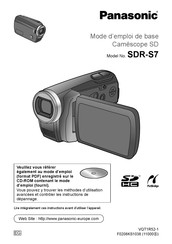 Panasonic SDR-S7 Mode D'emploi De Base