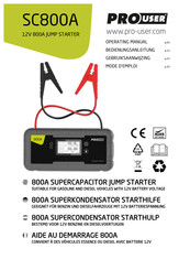 Pro-User SC800A Mode D'emploi