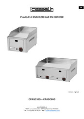 Casselin CPASC60G Mode D'emploi