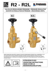 Pratissoli RA2L Mode D'emploi